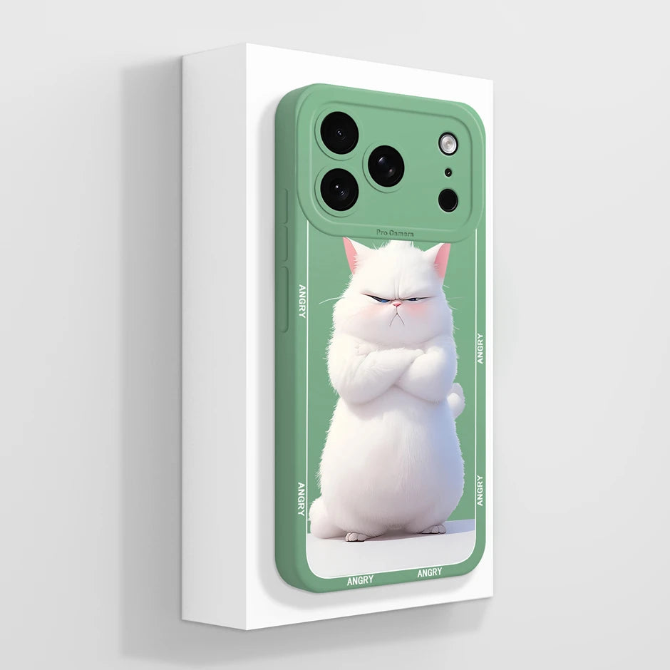 iPhone 17 Pro Max Fodral Mjuk Silikon med Söt Panda Design 45