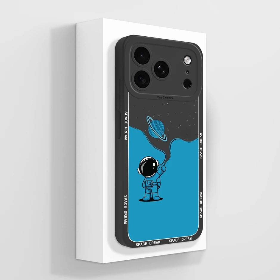 iPhone 17 Pro Max Fodral Mjuk Silikon med Söt Panda Design 50