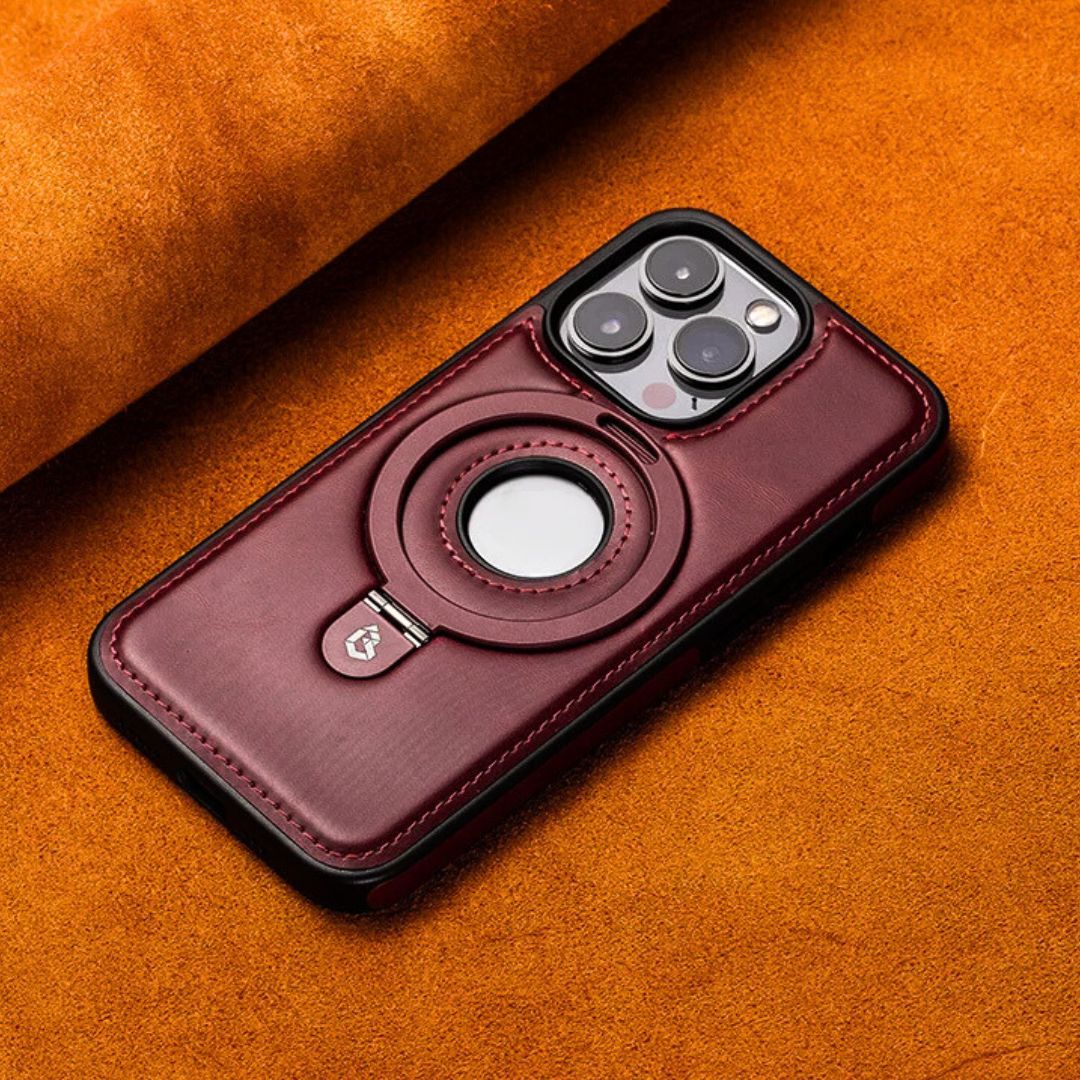 iPhone Fodral Läder Med MagSafe Skyddande Design 2