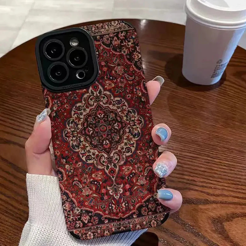 iPhone Fodral Med Persisk Matta Mönster Trendig Design 3