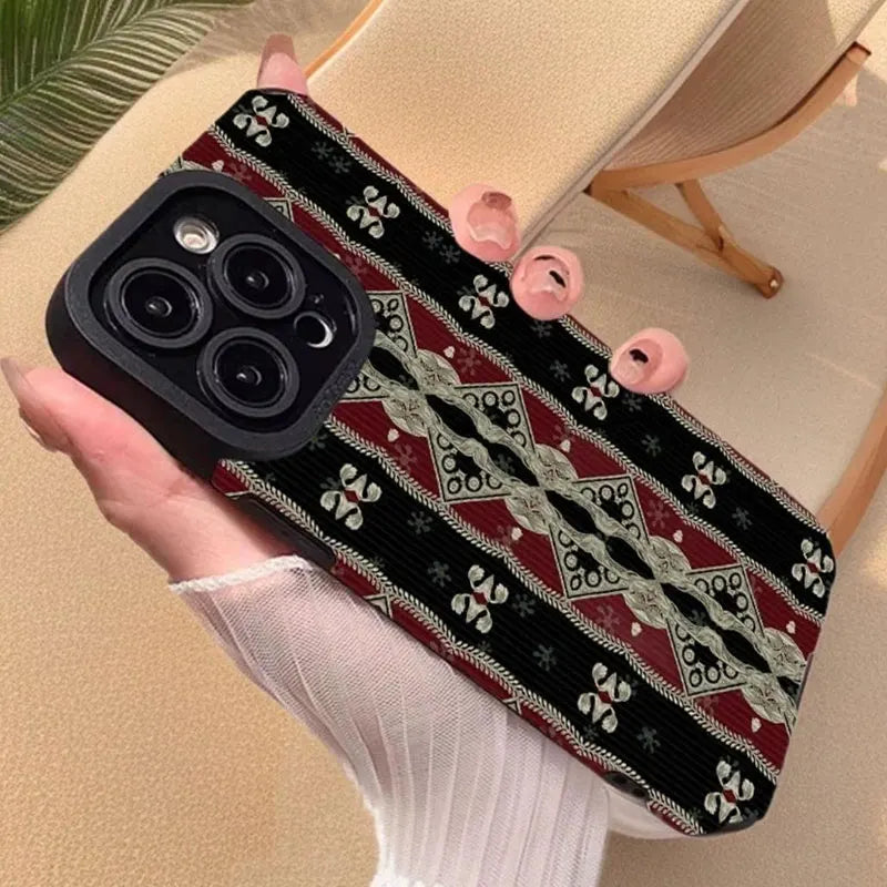 iPhone Fodral Med Persisk Matta Mönster Trendig Design 5