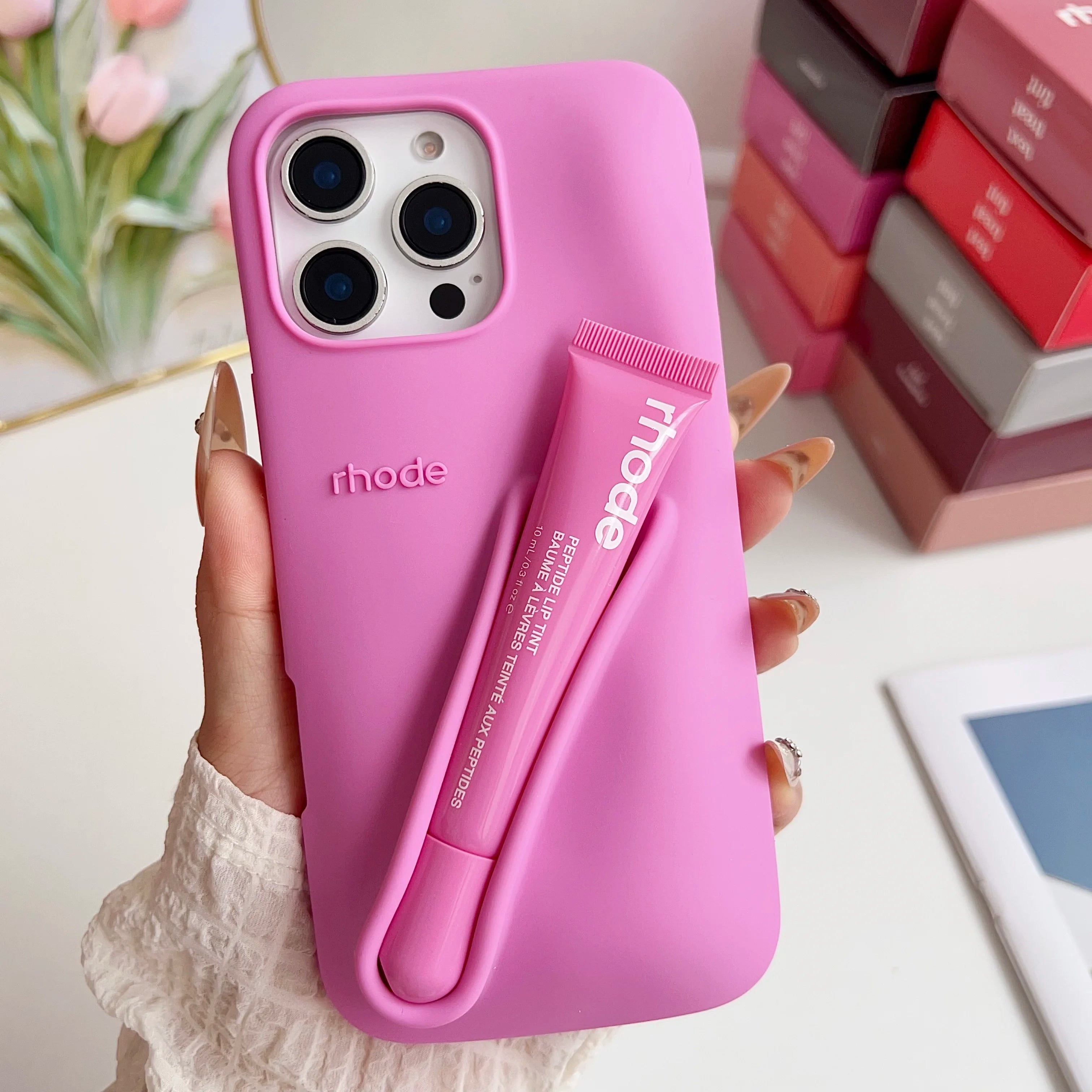 iPhone Fodral med Läppglansset och Presentförpackning 12