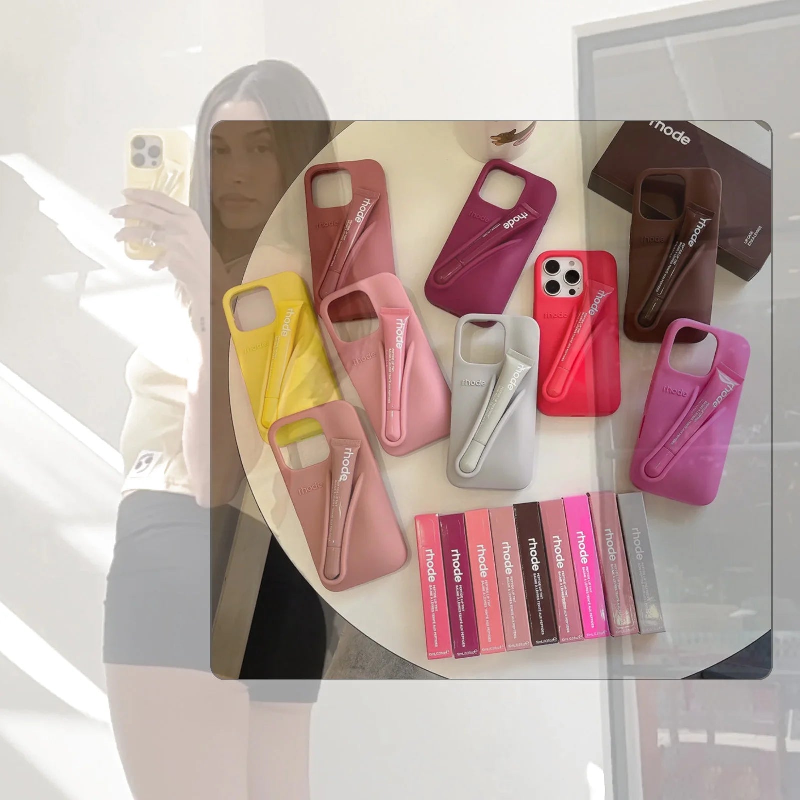 iPhone Fodral med Läppglansset och Presentförpackning 3