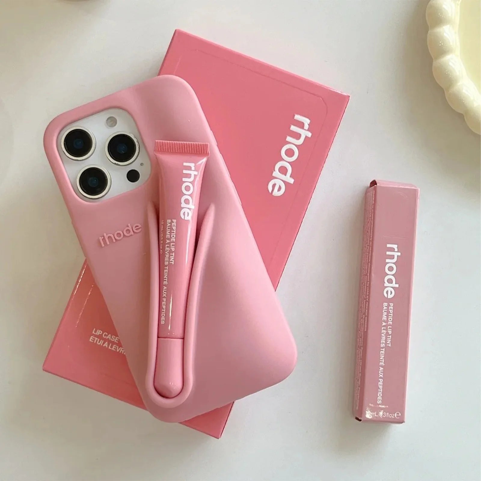 iPhone Fodral med Läppglansset och Presentförpackning 7