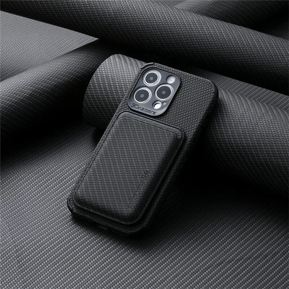 iPhone Wallet Case Med Magnetisk Korthållare 0