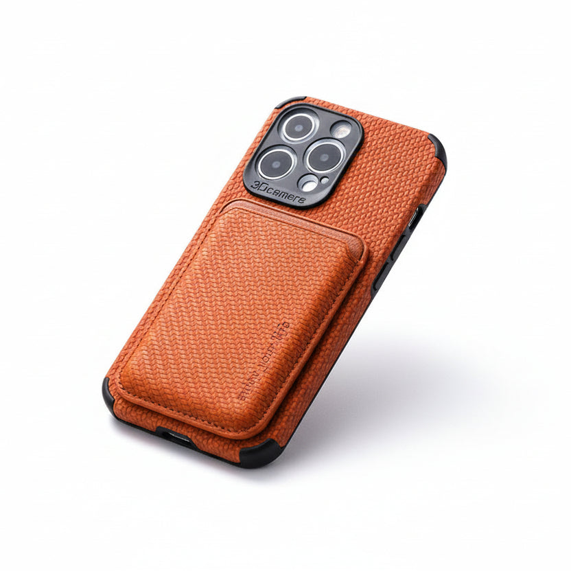 iPhone Wallet Case Med Magnetisk Korthållare 4