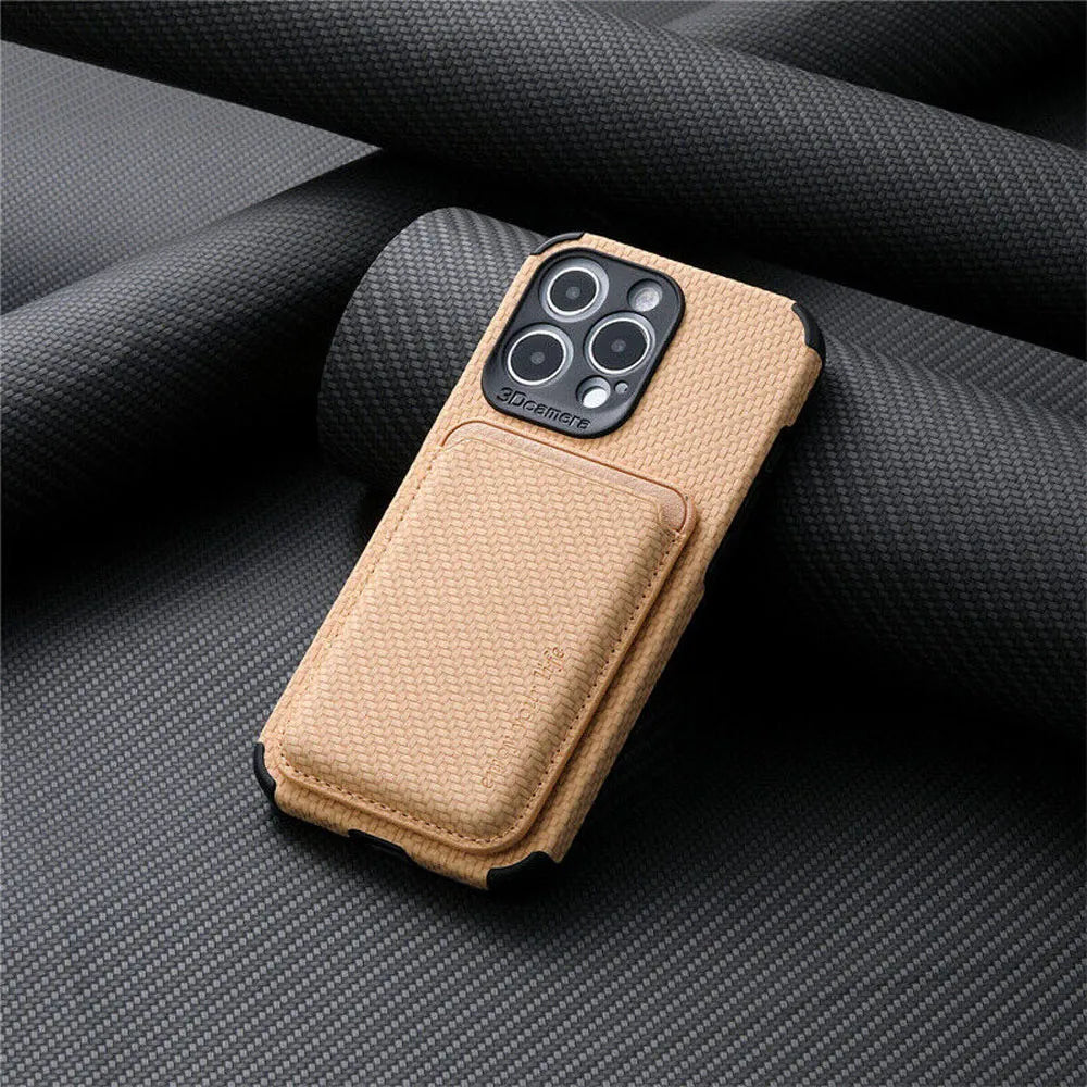 iPhone Wallet Case Med Magnetisk Korthållare 5