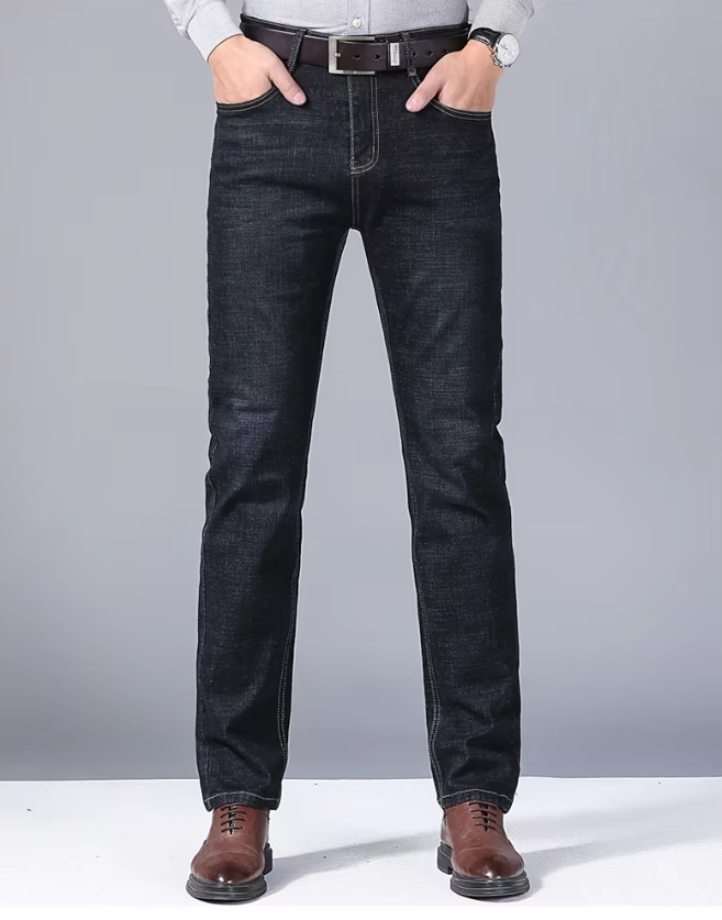 Jeans i klassisk denim för män