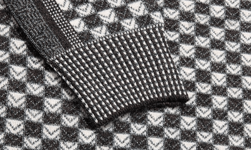 Stickade rutiga tröjor för män