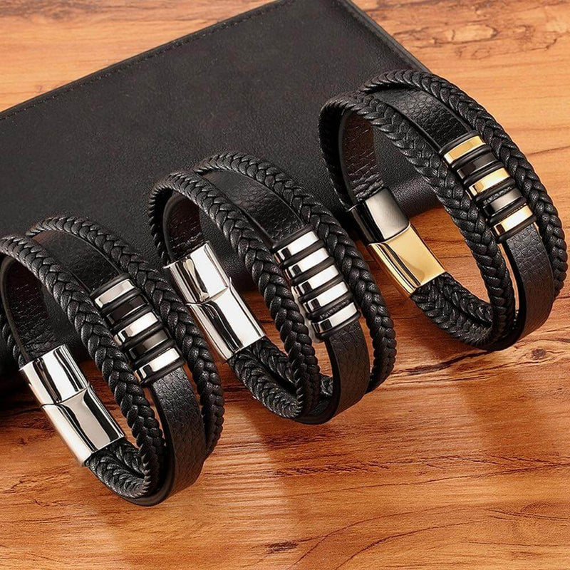Herrarmband i läder - tidlös och stilren accessoar