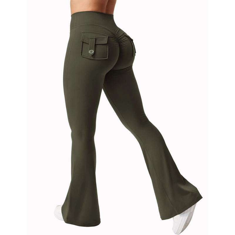 Yogaleggings med hög stretch för kvinnor