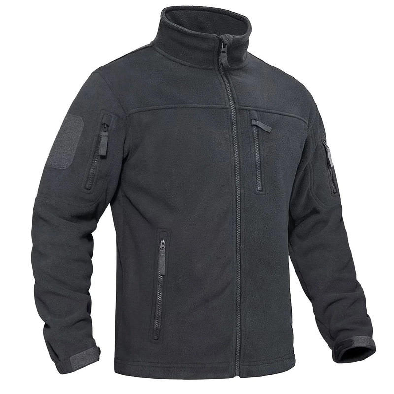Thermojacka i fleece med hel dragkedja för män
