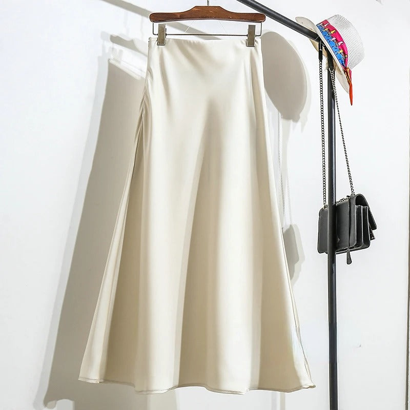 Slim Fit Satin Dragsko för kvinnor