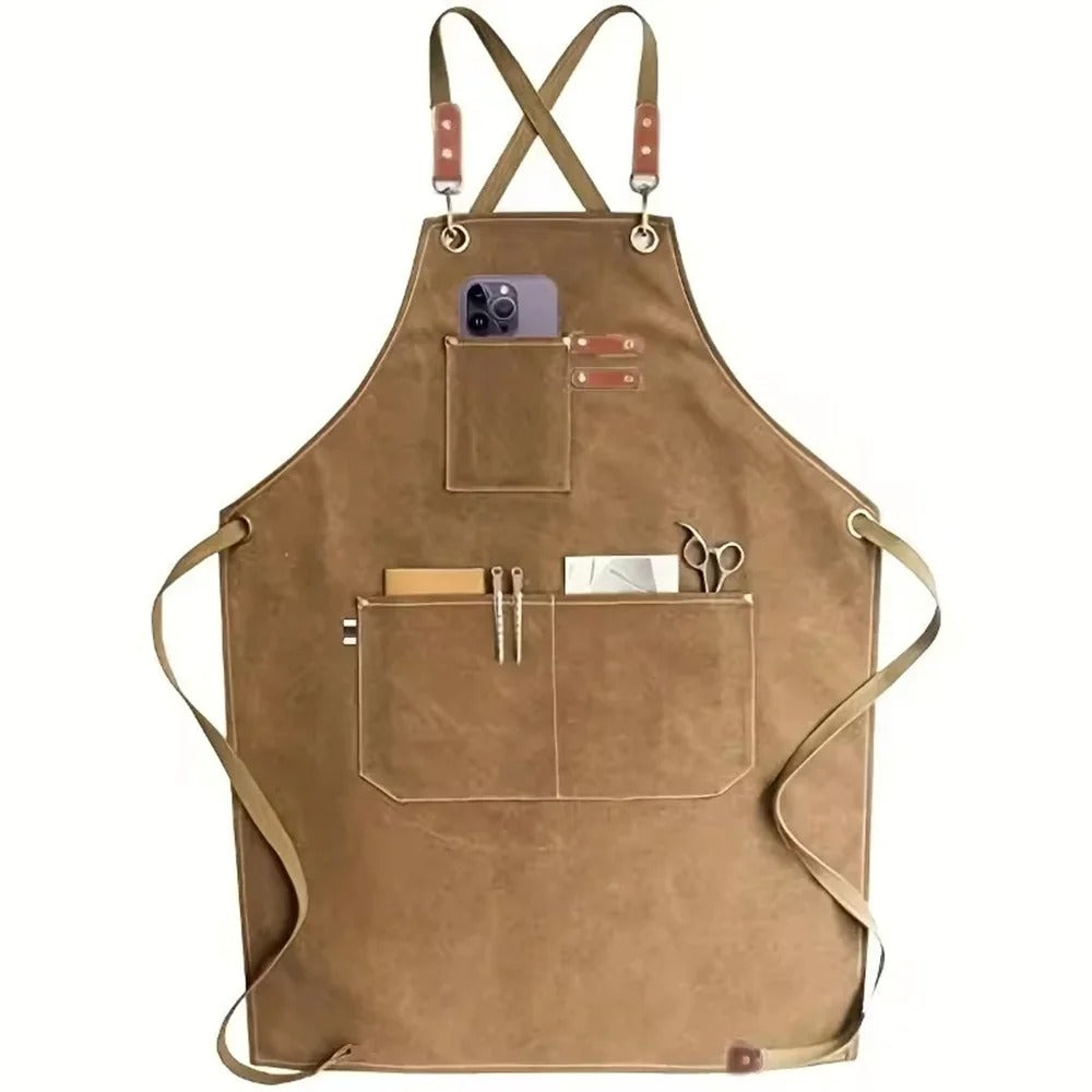 Arbetsförkläde med justerbar rem för män