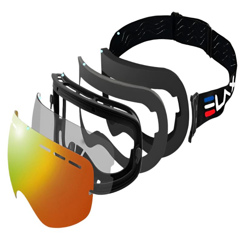 Dubbla lager anti-dimma skidglasögon