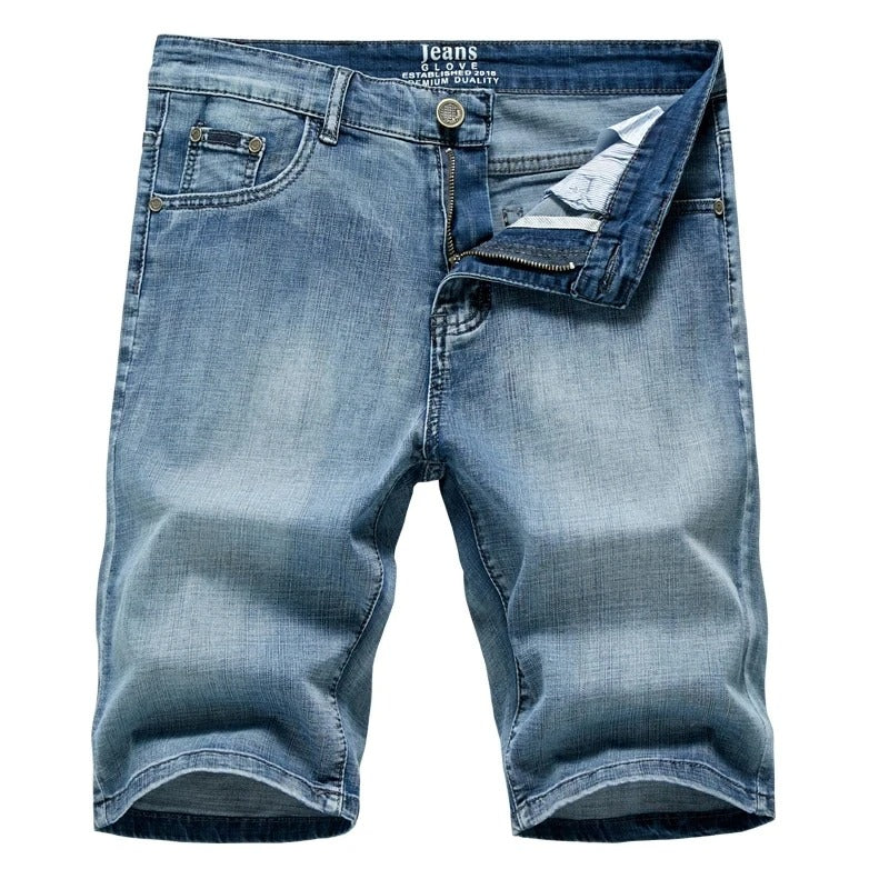 Klassiska jeansshorts för herr