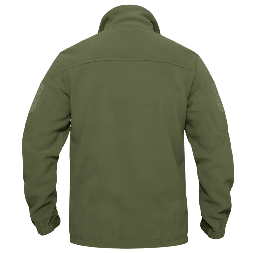 Thermojacka i fleece med hel dragkedja för män