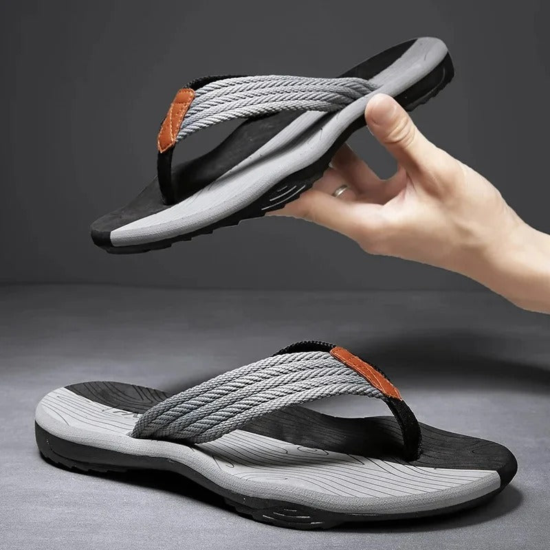 Herrens halkfria sommarflip-flops