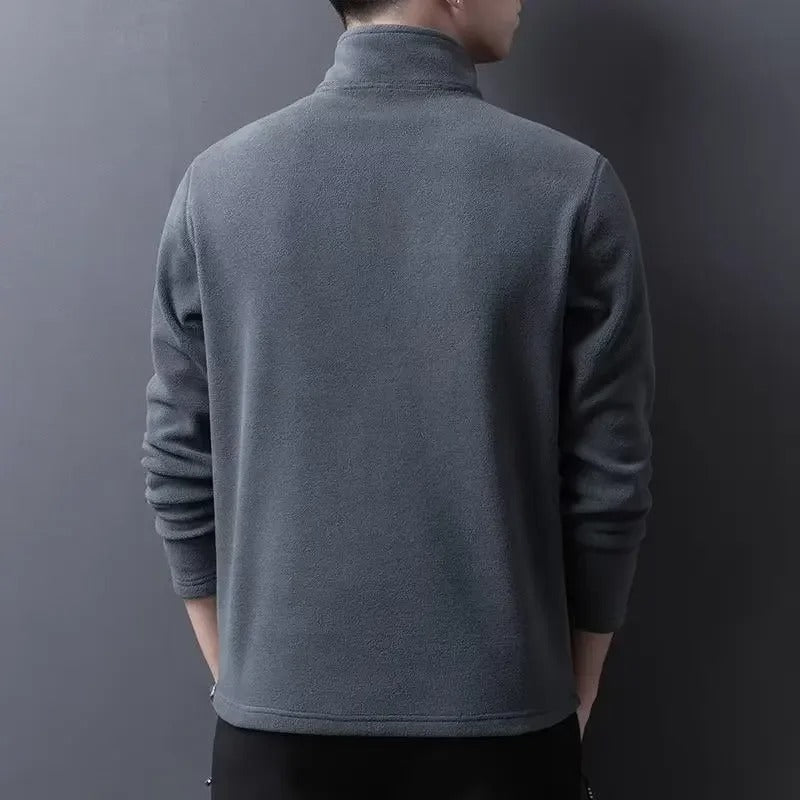 Varm fleece Soft Shell-jacka för män