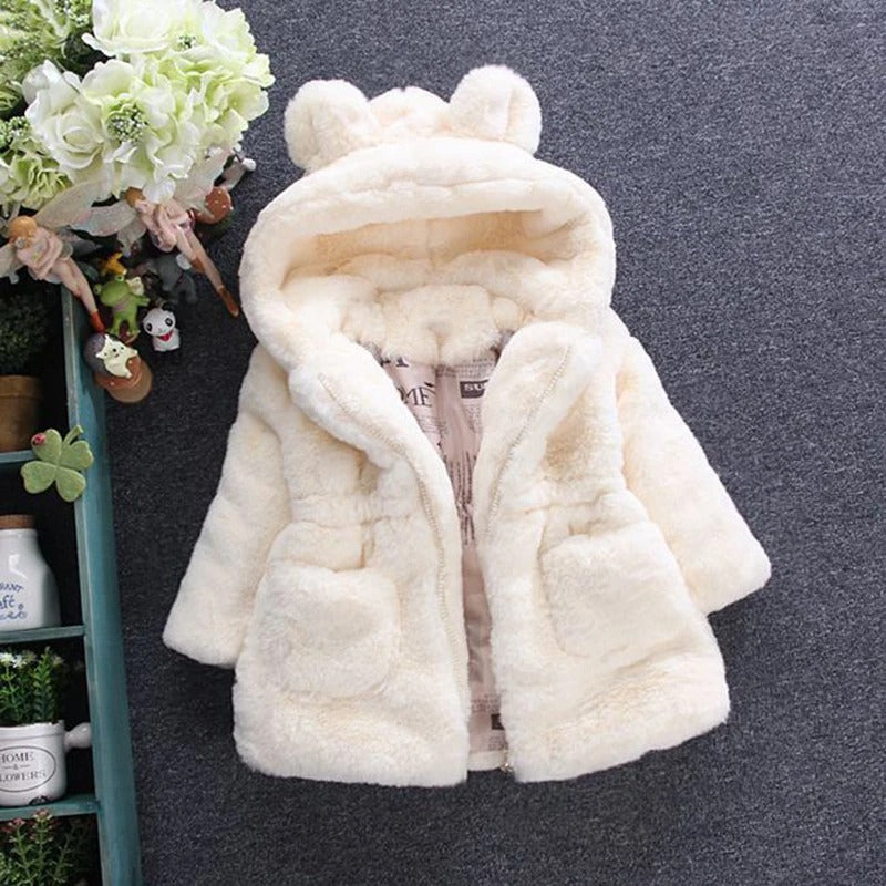 Fleece vinterjacka för barn