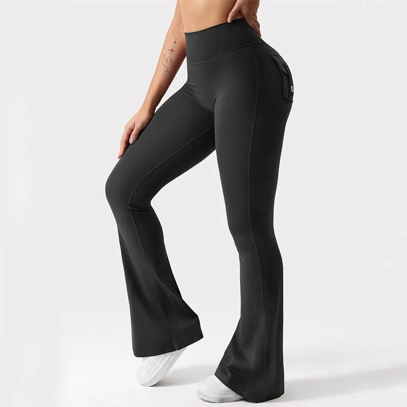 Yogaleggings med hög stretch för kvinnor