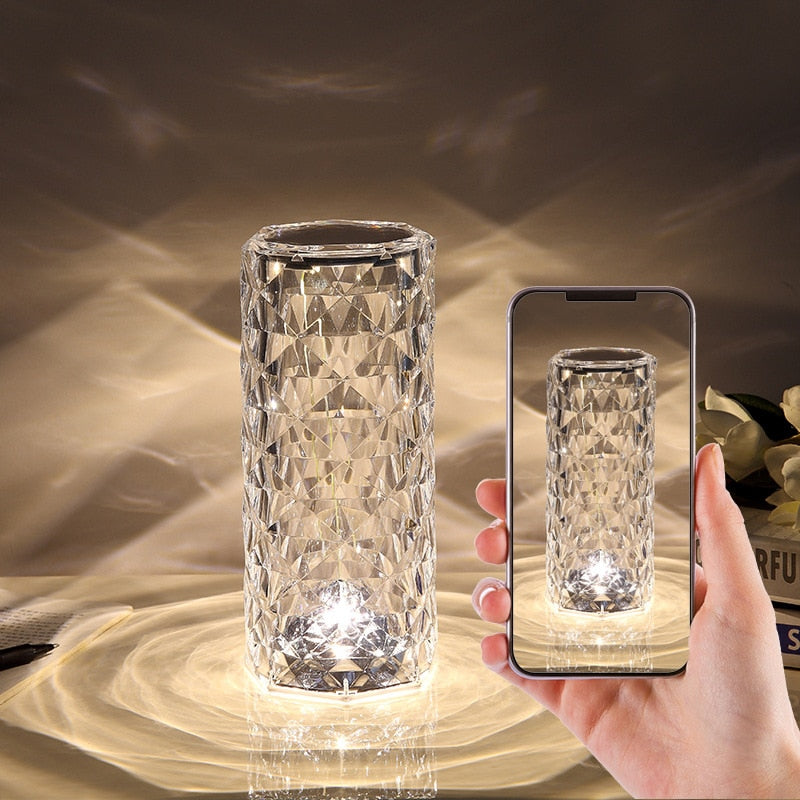 Lampa i diamantkristall
