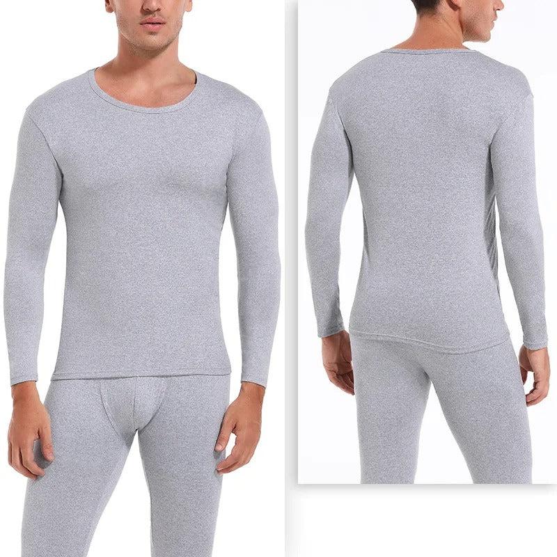 Fleecefodrad termisk skjorta & Leggings set för män