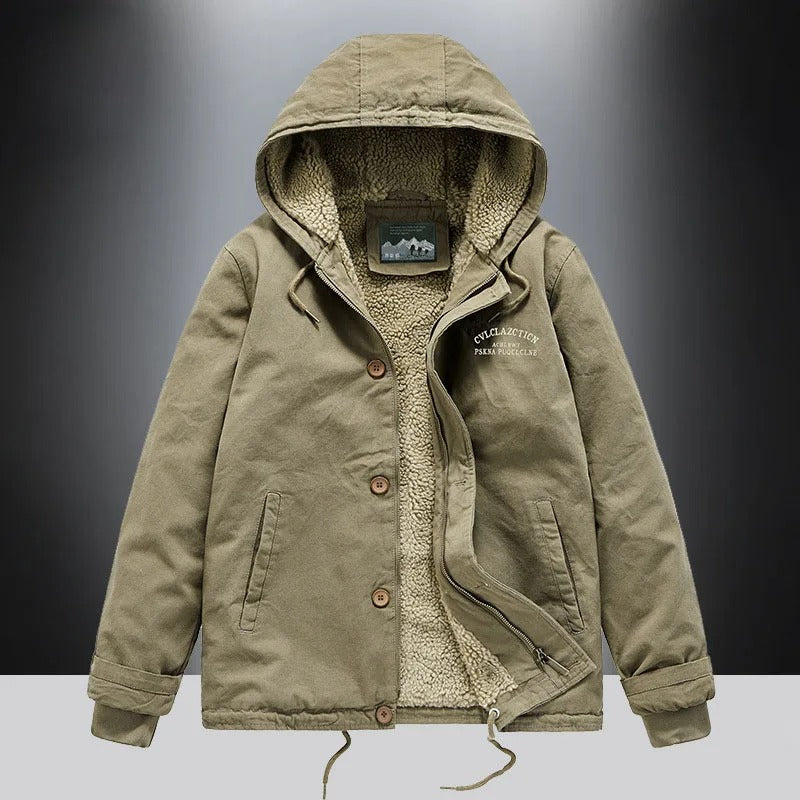 Bomberjacka med lös passform för män