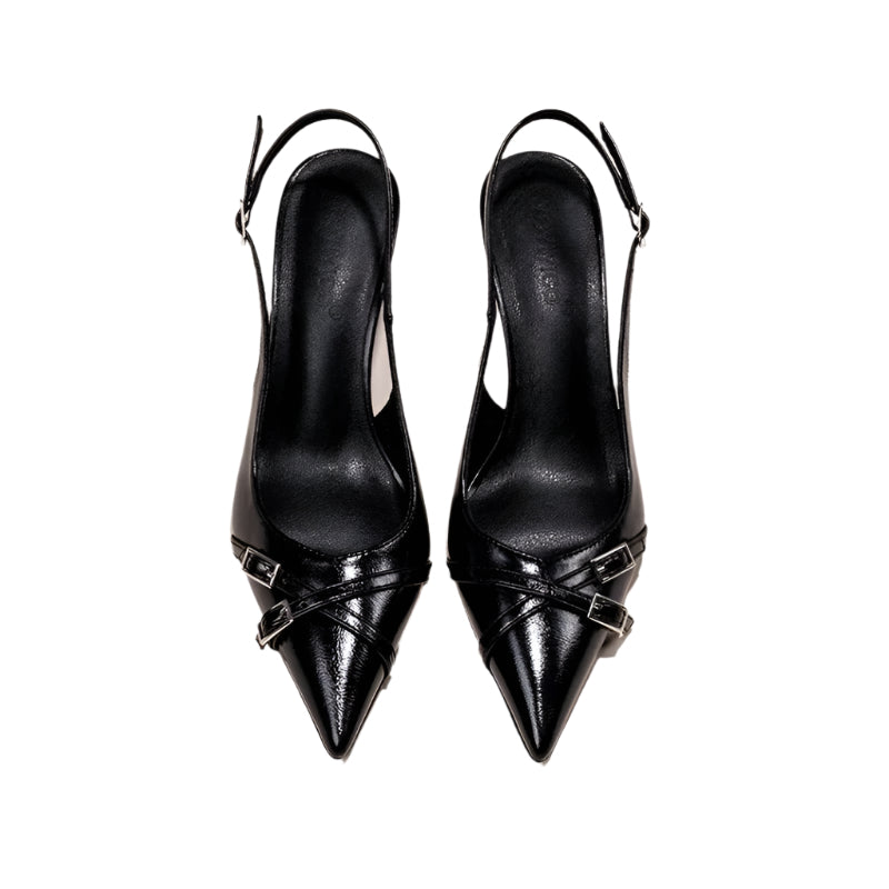 Stilettklackar med spetsig tå för kvinnor