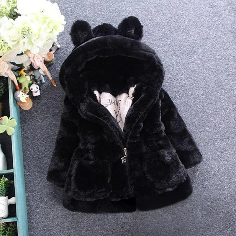 Fleece vinterjacka för barn
