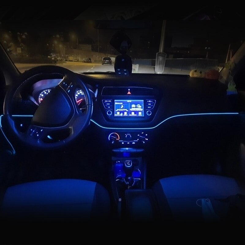 Bil LED-remsor dekor