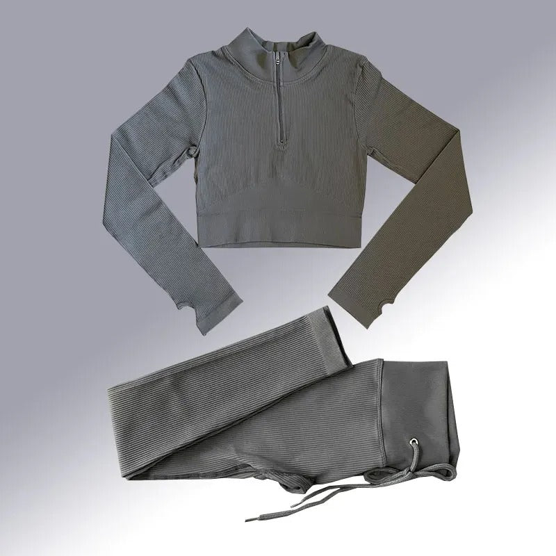 Sömlös yogaset för kvinnor