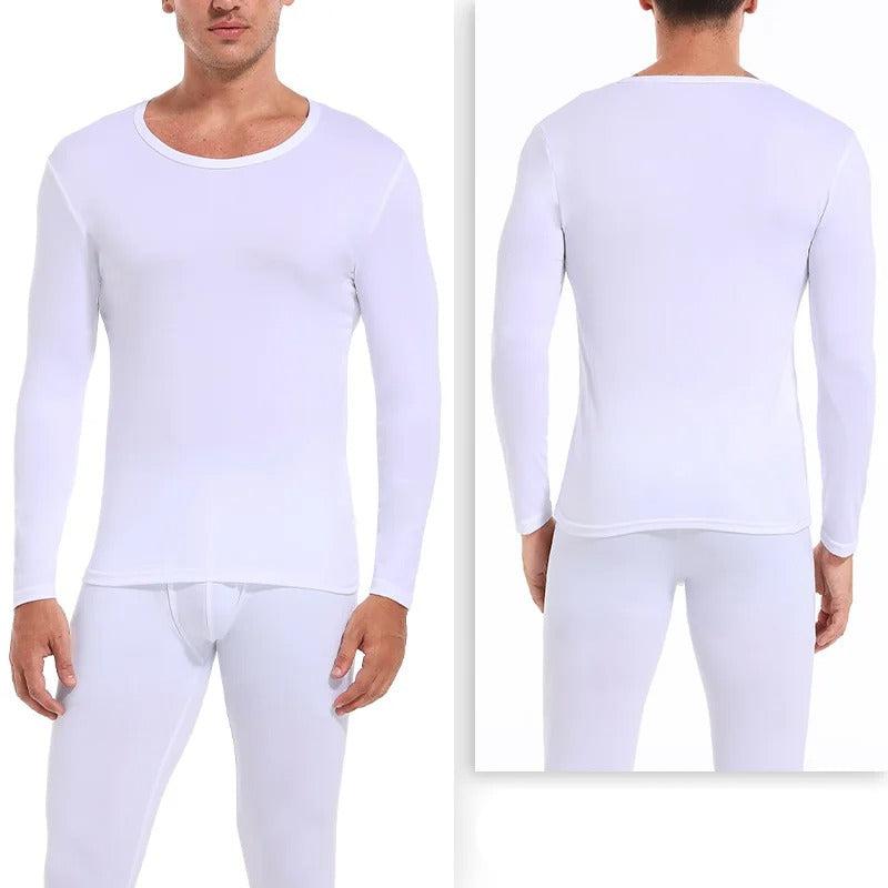 Fleecefodrad termisk skjorta & Leggings set för män