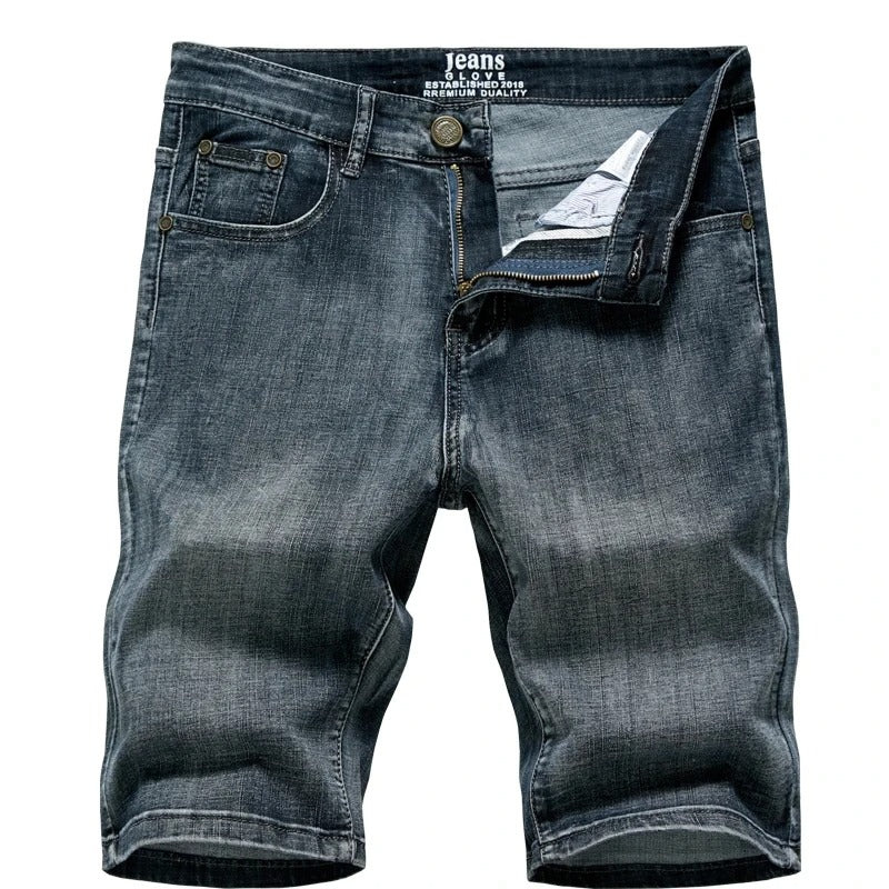 Klassiska jeansshorts för herr