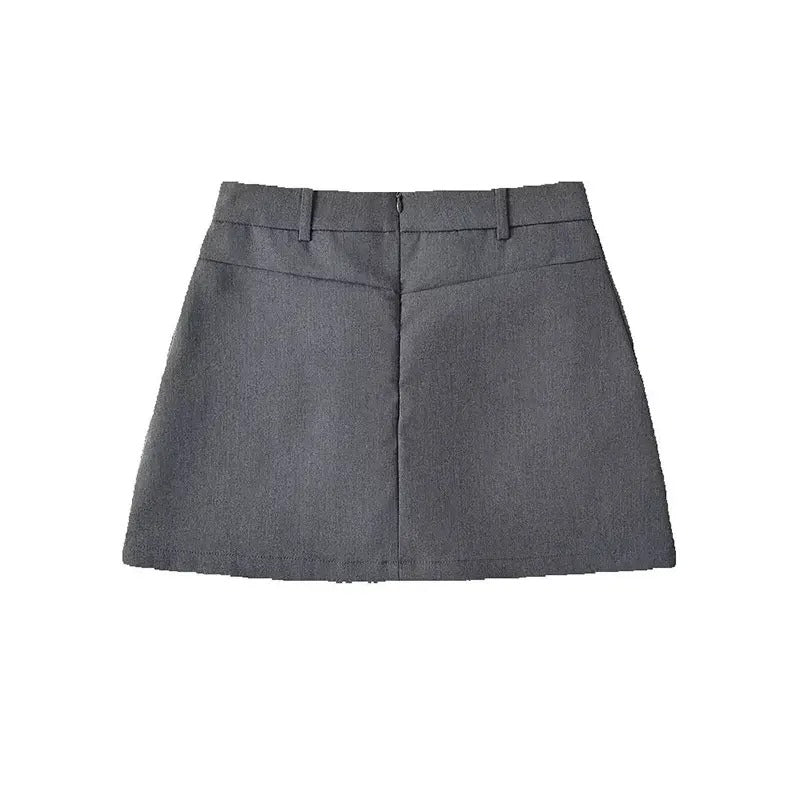 Chic A-Line mini kjol med hög midja