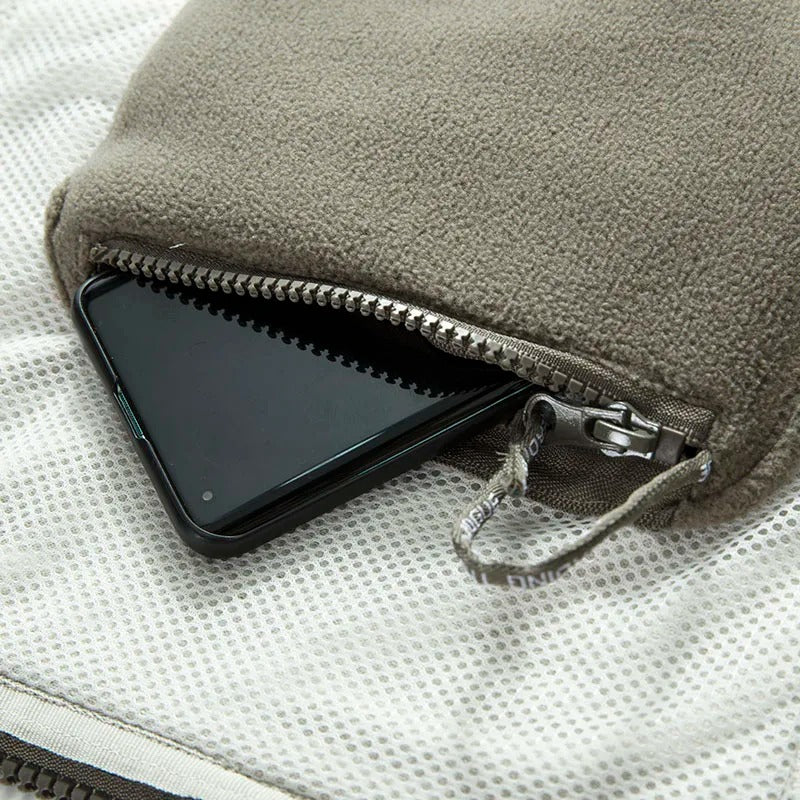 Kalltålig fleecejacka för män