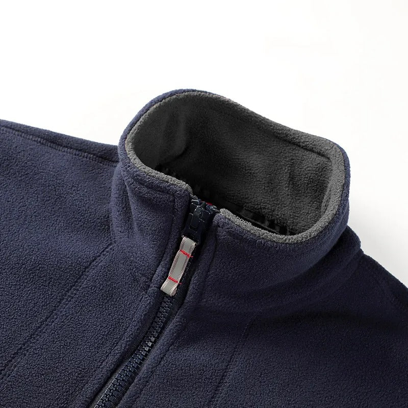 Tjock Polar Fleece Jacka för män