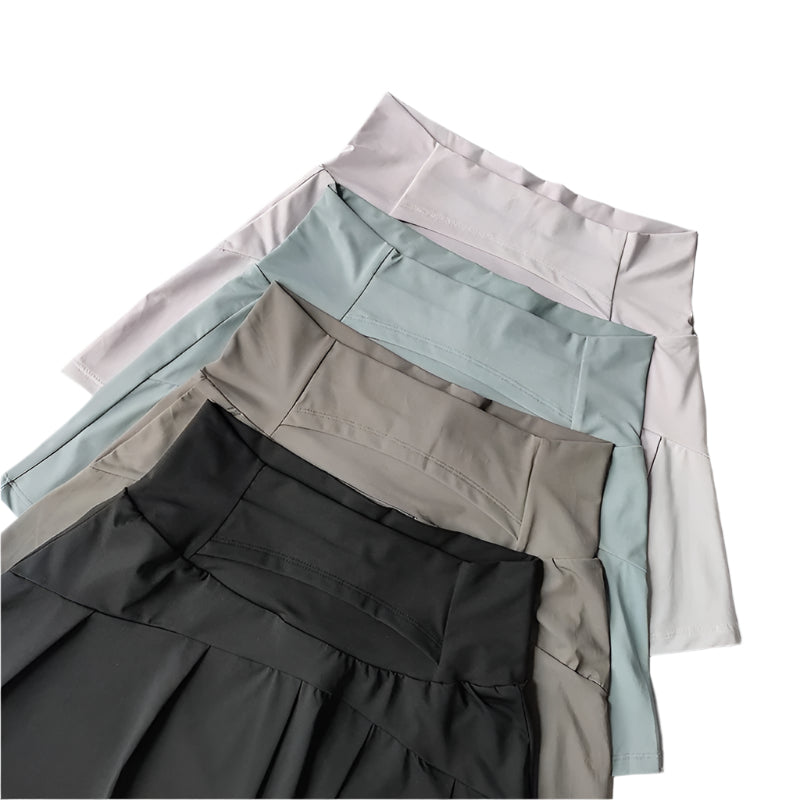 Sportkjol med hög midja för kvinnor Shorts