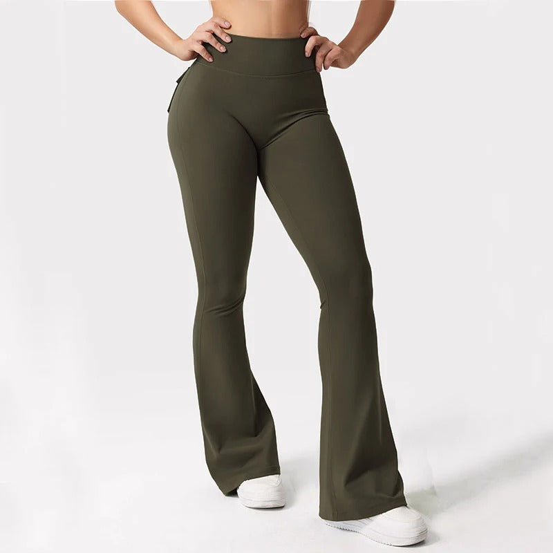 Yogaleggings med hög stretch för kvinnor