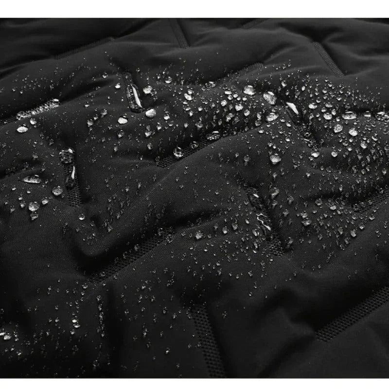 Jacka i förtjockad lammull för herrar