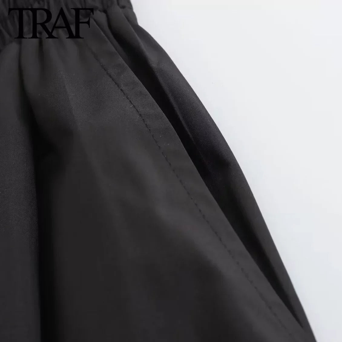 Kvinnors bred plisserad A-line kjol