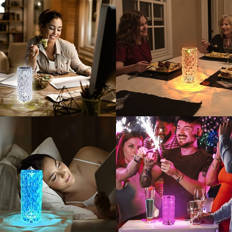 Lampa i diamantkristall