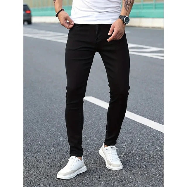 Casual Slim Fit-byxor för män