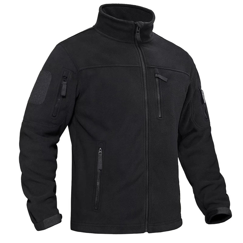Thermojacka i fleece med hel dragkedja för män