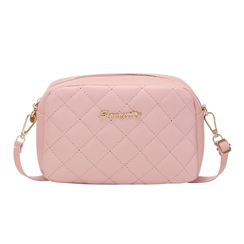 Diamantformad quiltad fyrkantig dragkedja