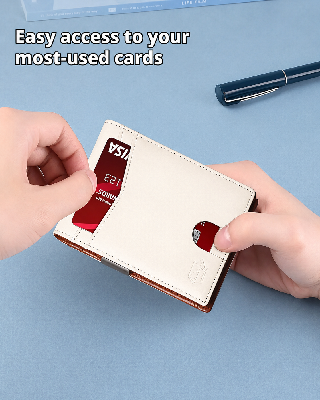 Mäns Kompakt Plånbok med RFID-skydd