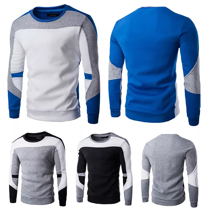 Casual tröja med rund hals för män