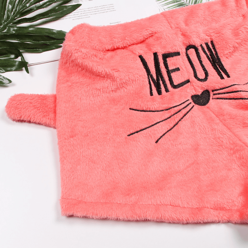 Pyjamasset med katten Warm Meow