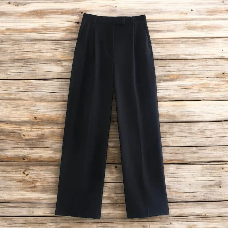 Baggy byxor med hög midja för kvinnor