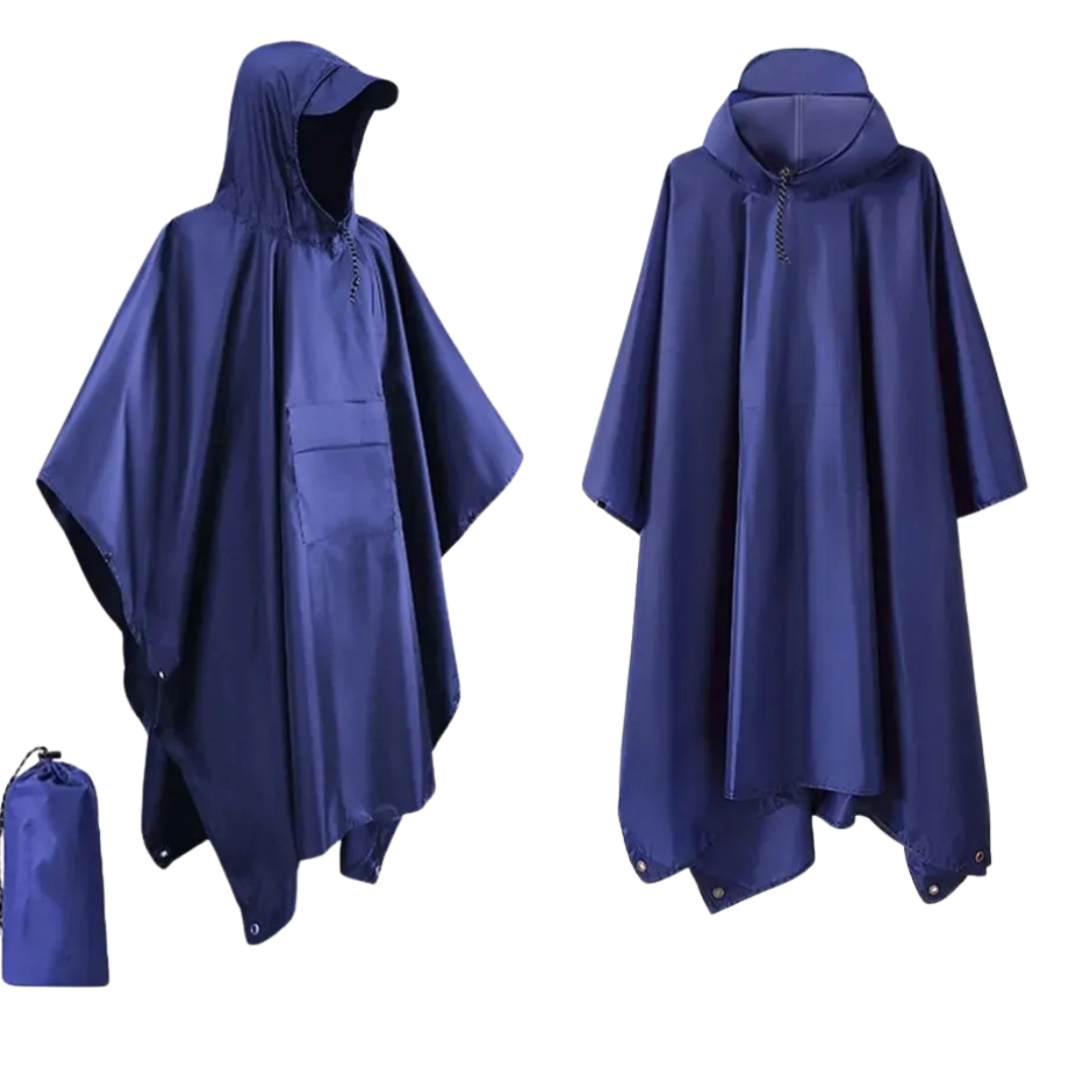 3-i-1 regnrock för vandring